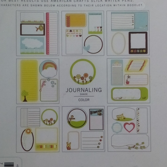 2/$15 Remarks Journaling & Scrapbook Sticker Book - Picture 3 of 4